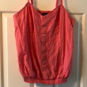 Torrid pink tank.
